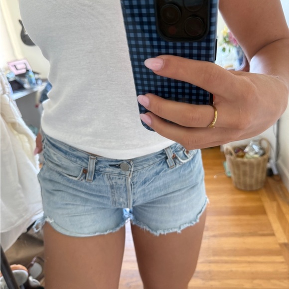 Levi's Light Blue Jean Shorts for Women - Picture 2 of 7